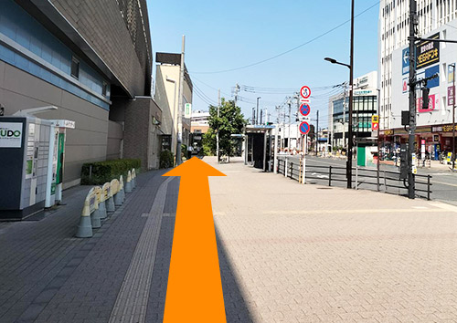 武蔵小金井駅（北口）からの道順（2）